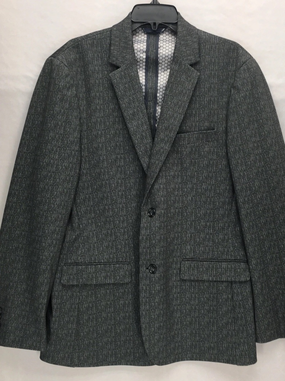 7 Diamonds Starsky Mens XL Gray Stretch Blazer Sport Coat 2 Button Modern Fit